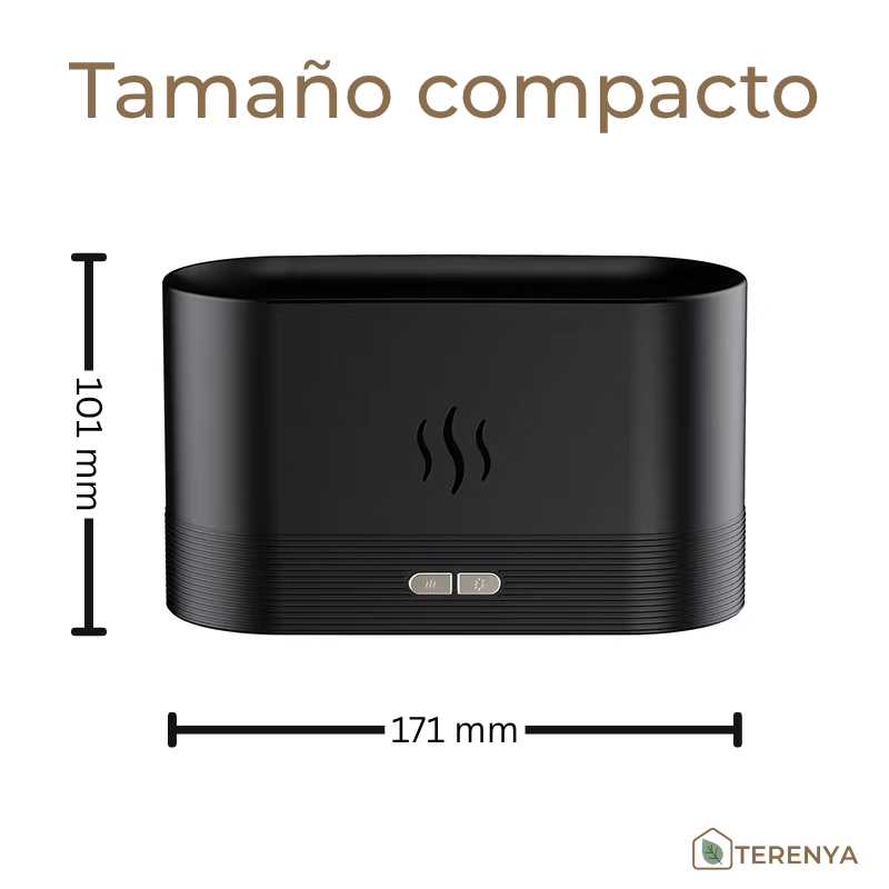 FlamaZen Difusor Aromaterapia Efecto Llama + GUÍA GRATIS