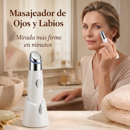 Masajeador de ojos y labio electrico con vibracion