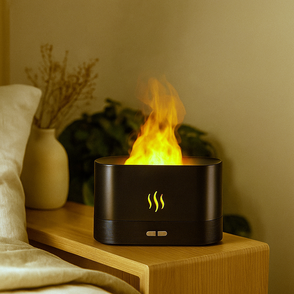 FlamaZen Difusor Aromaterapia Efecto Llama + GUÍA GRATIS