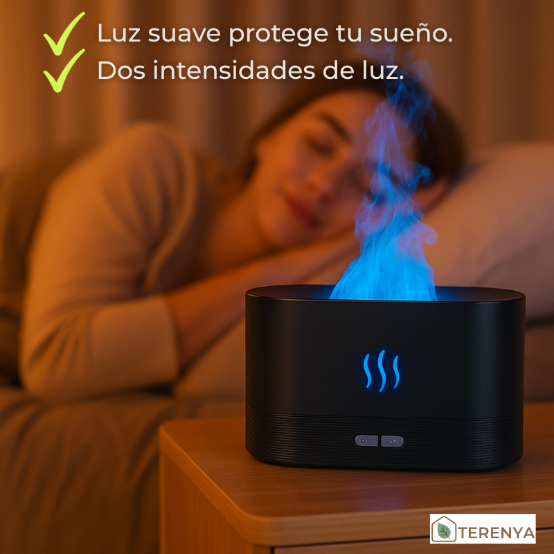FlamaZen Difusor Aromaterapia Efecto Llama + GUÍA GRATIS