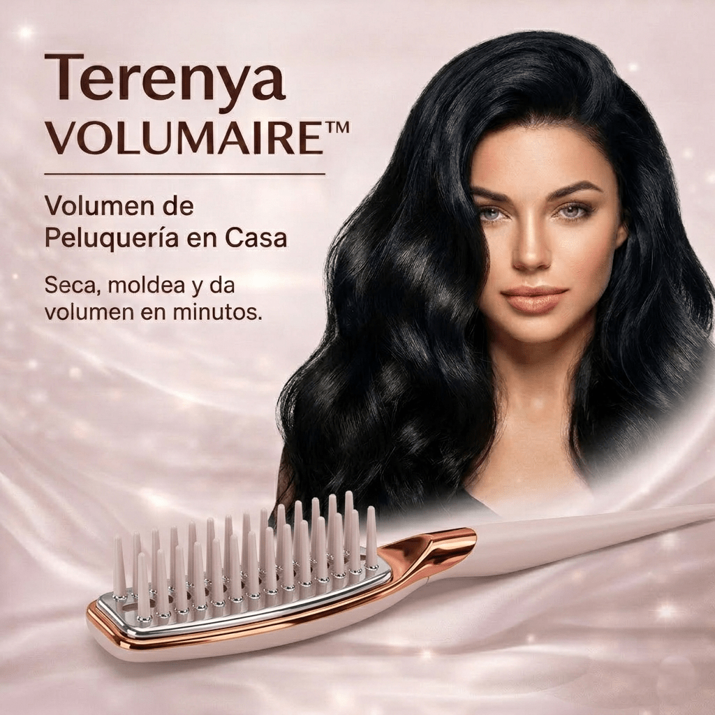 Cepillo voluminizador con omnia botanica - Terenya