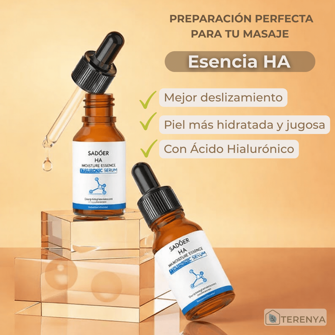Esencia Hidratante Hialurónica HA – Hidratación Profunda y Antiedad (30g) - Terenya