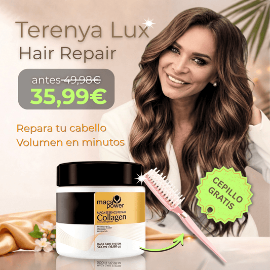 Lux Hair Repair™ Mascarilla Reparadora + Cepillo Voluminizador Gratis - Terenya